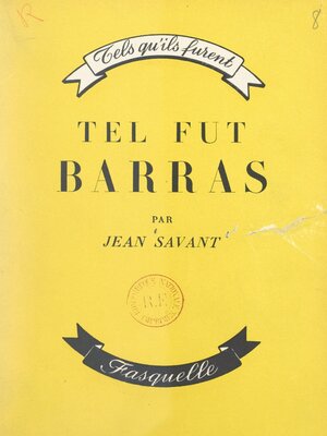 cover image of Tel fut Barras